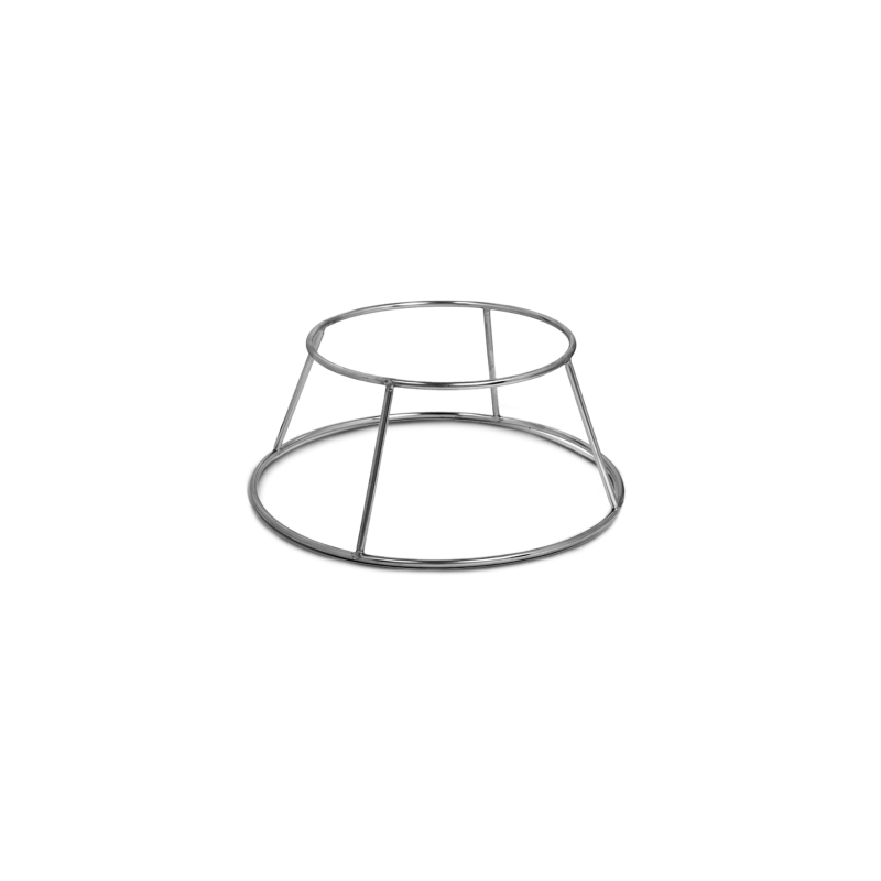 Support pour bassine à blanc d'œuf en inox