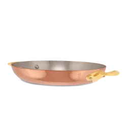 Plat rond en cuivre étamé M'TRADITION