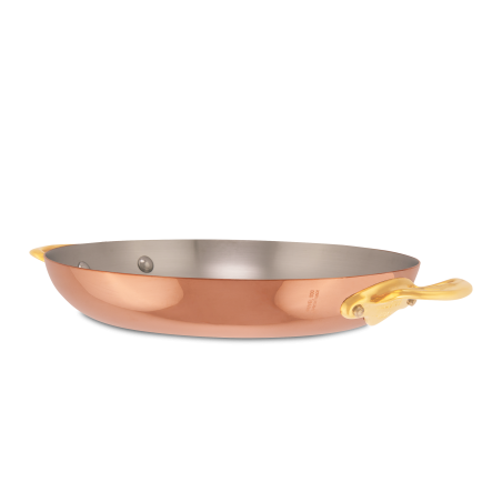 Plat rond en cuivre étamé M'TRADITION