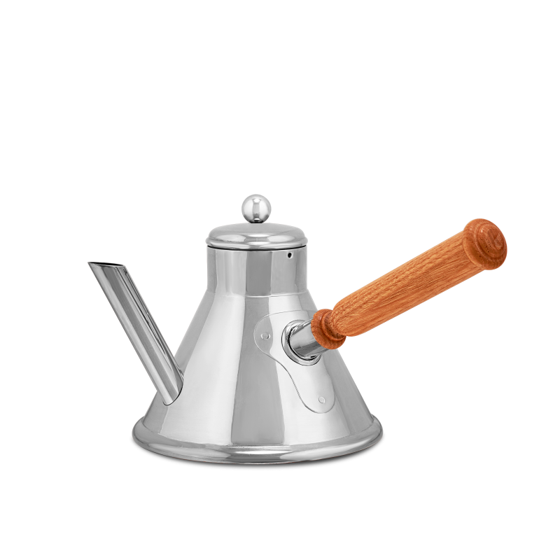 Verseuse à café en inox et bois SERVICE EN SALLE