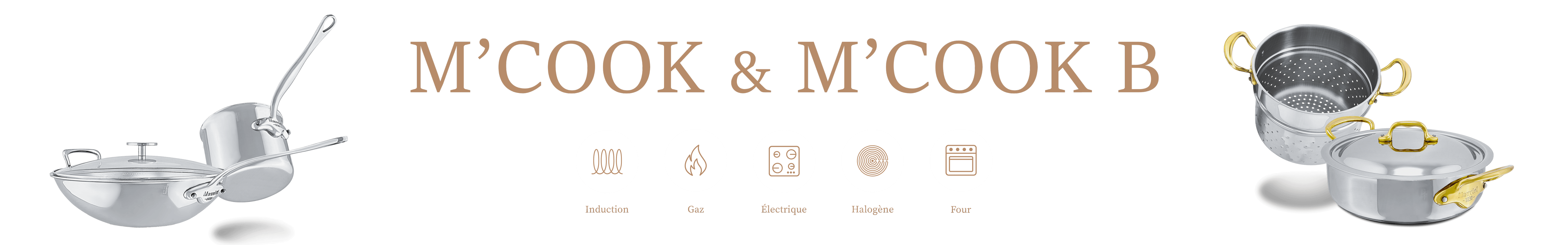 M’COOK : la collection emblématique en inox